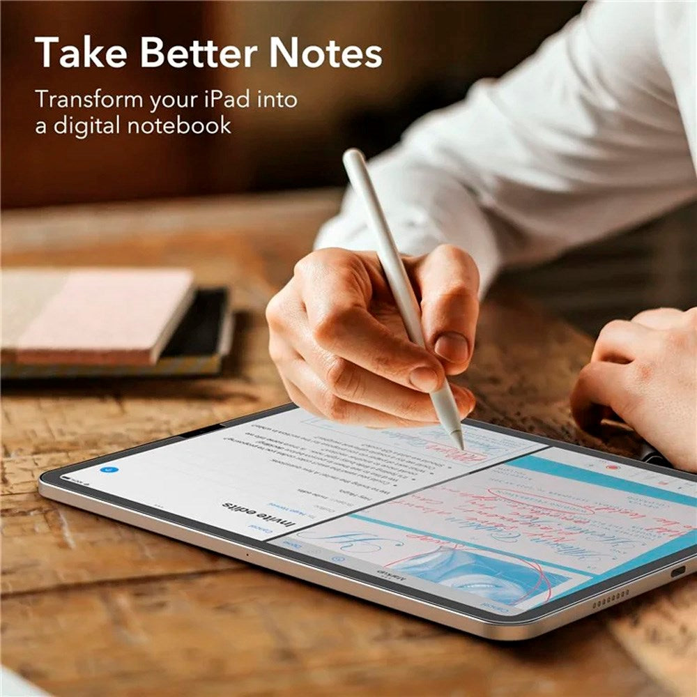 ESR iPad Pro 12.9 (2018 - 2022) Papir Skærmbeskyttelse - 2-Pak - Gennemsigtig