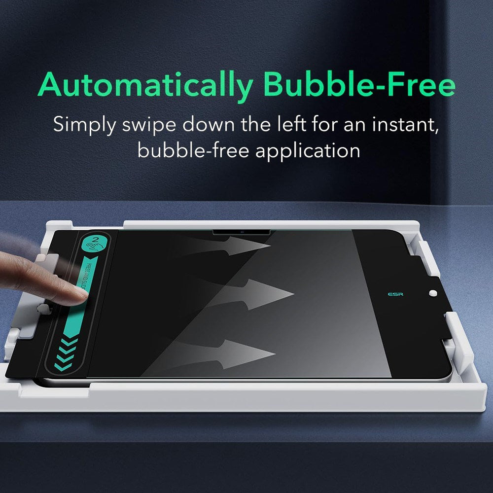 ESR iPad Air 11" (2025 / 2024) Skærmbeskyttelse m. Monteringsramme - 2 Stk. - Gennemsigtig