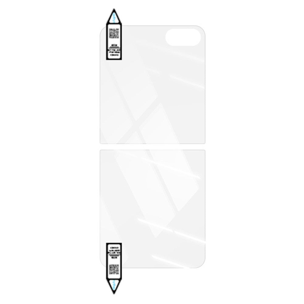 Samsung Galaxy Z Flip7 FE / Flip6 RURIHAI - Skærmbeskyttelse - Case Friendly - Gennmemsigtig