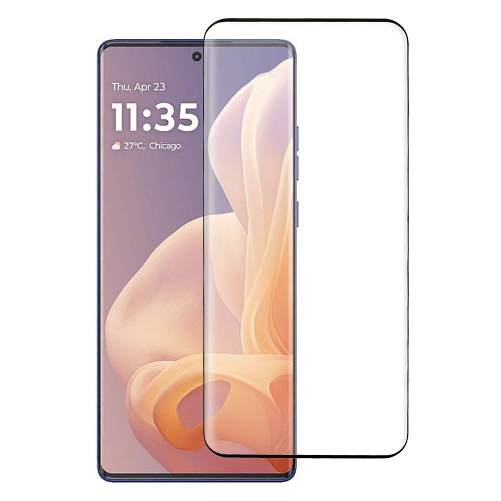 Motorola Moto G85 (5G) Hærdet Glas - Skærmbeskyttelse - Full Fit - Sort Kant