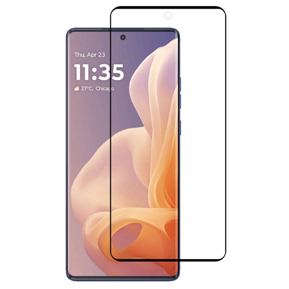 Motorola Moto G85 (5G) Arc Edge Hærdet Glas Skærmbeskyttelse - Full-Fit - Sort Kant