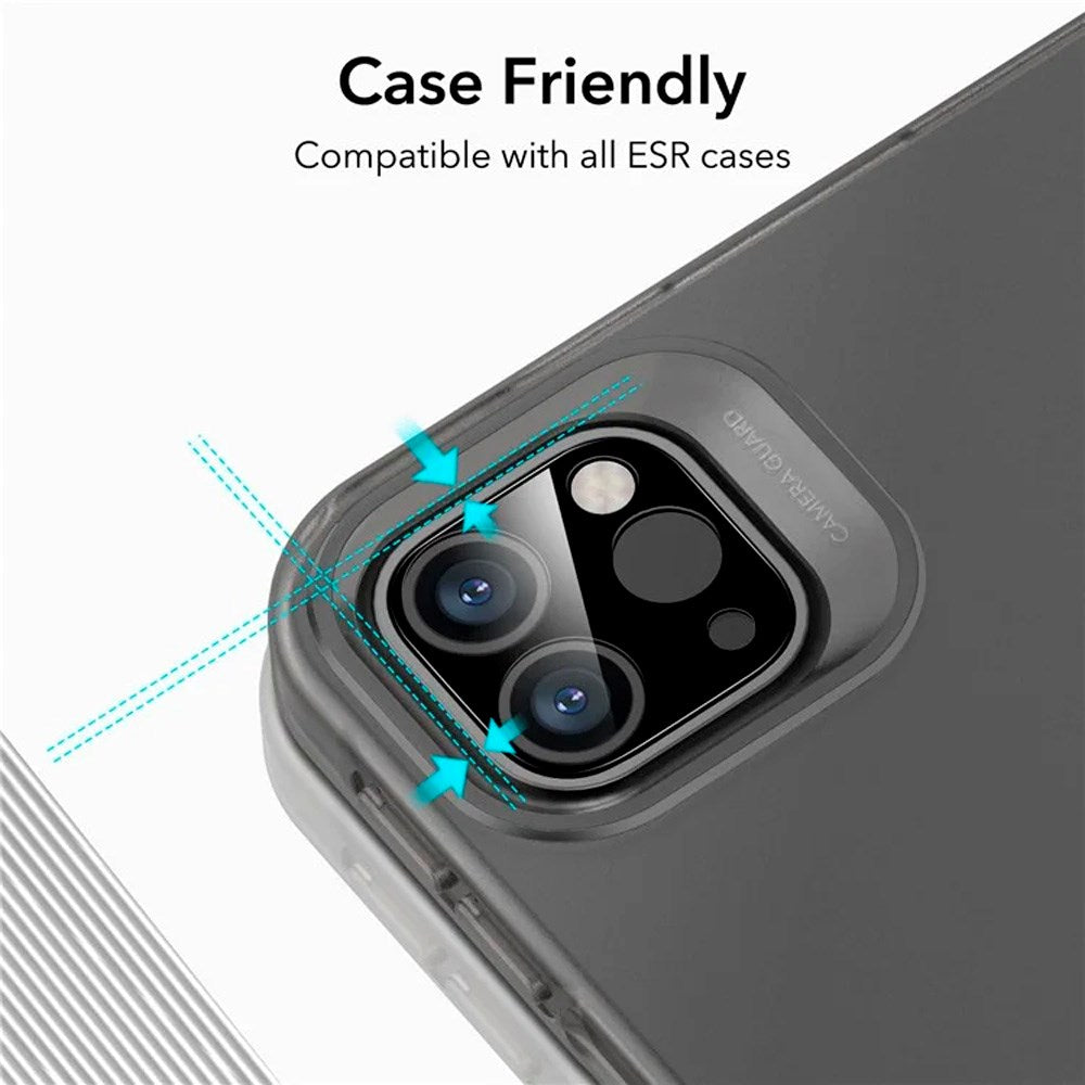 ESR iPad Pro 13" / 12.9" / 11" - 2-pak - Linsebeskytter - Kamera - Sort