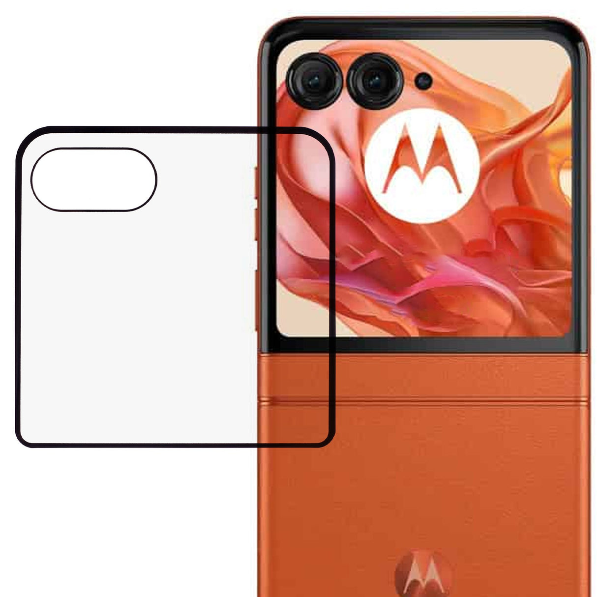 Hærdet Glas Bagskærmbeskytter til Motorola Razr 50 5G – 3D Kurvet HD