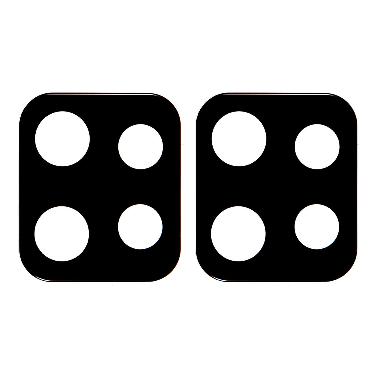 Motorola Edge 50 Neo 5G Kameralinse Hærdet Beskyttelsesglas 2 stk. - Sort