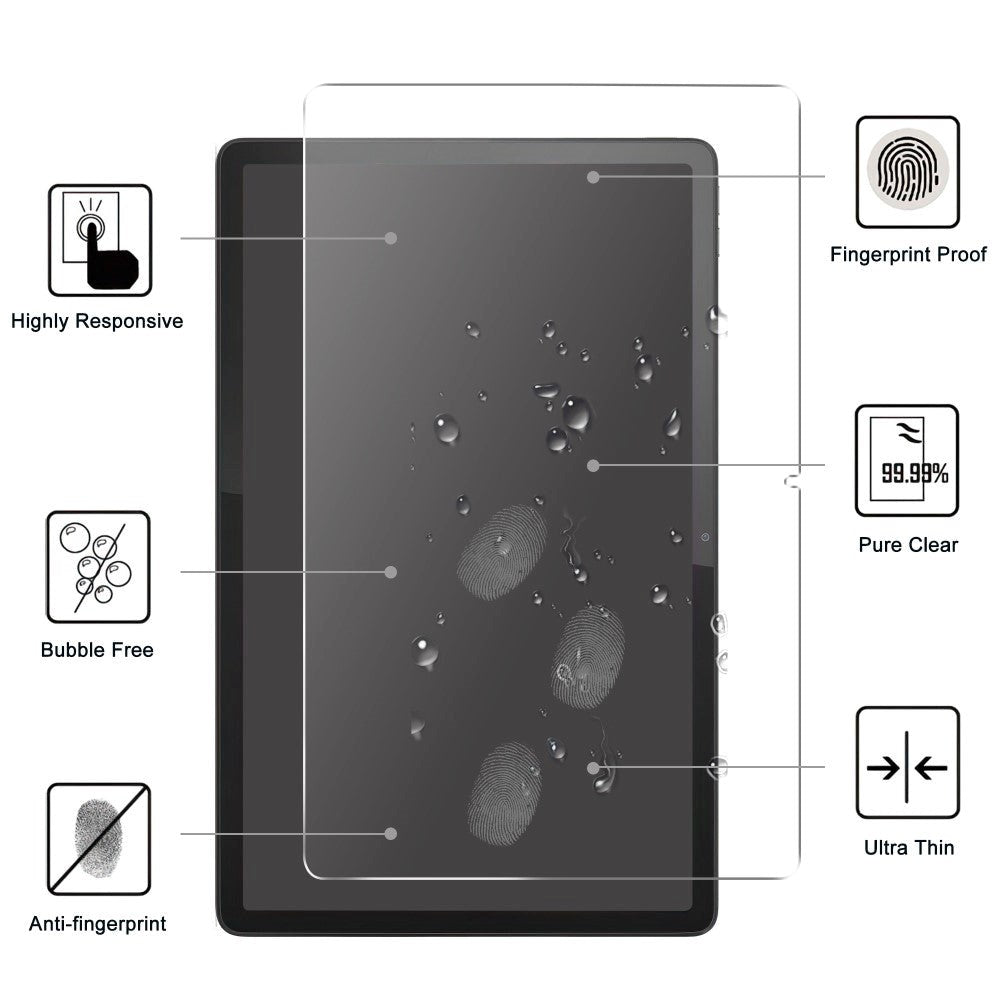 Lenovo Tab P11 Gen. 2 Full-Fit Hærdet Glas - Gennemsigtig