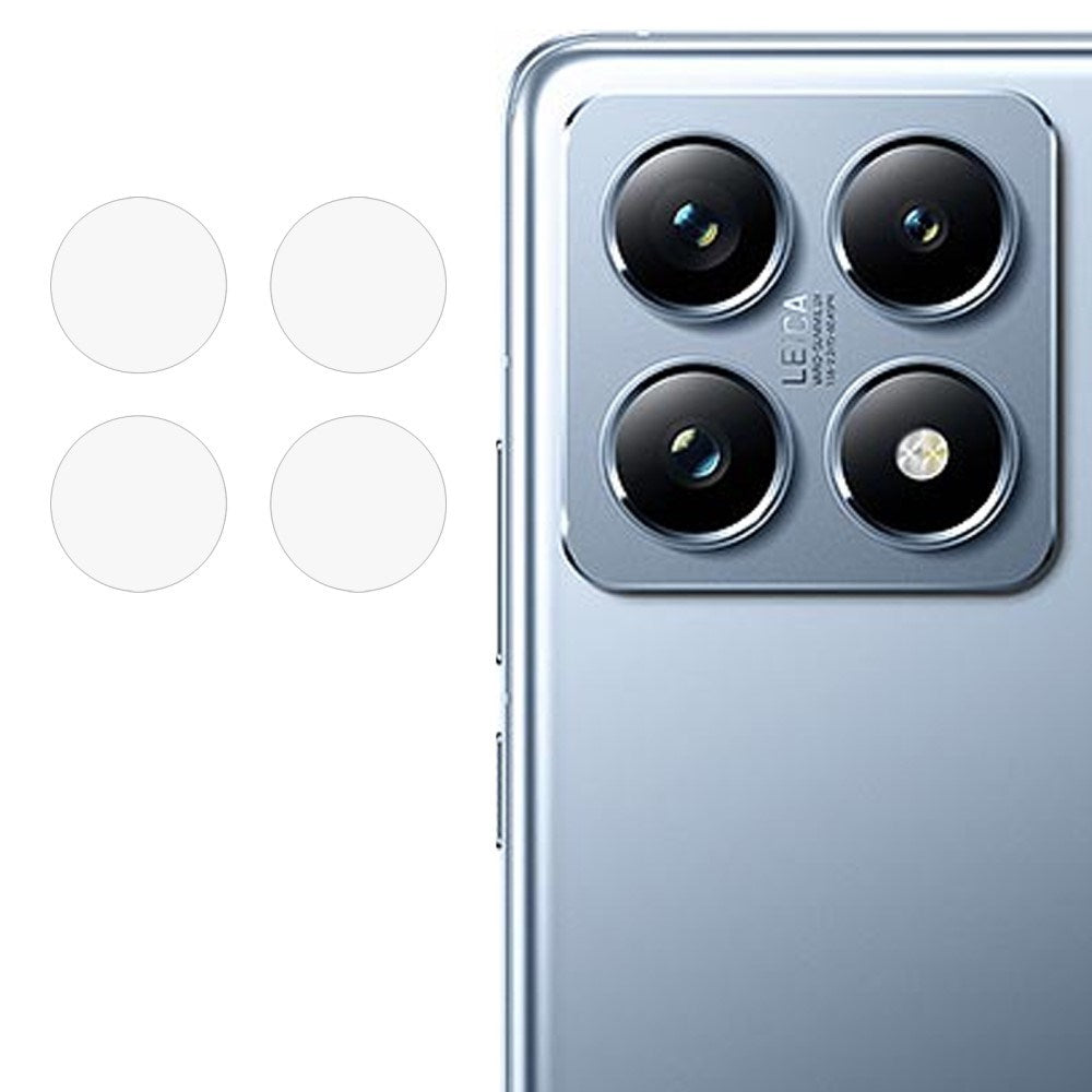 Xiaomi 14T Pro - Hærdet Kameralinsebeskyttelsesglas - Gennemsigtig