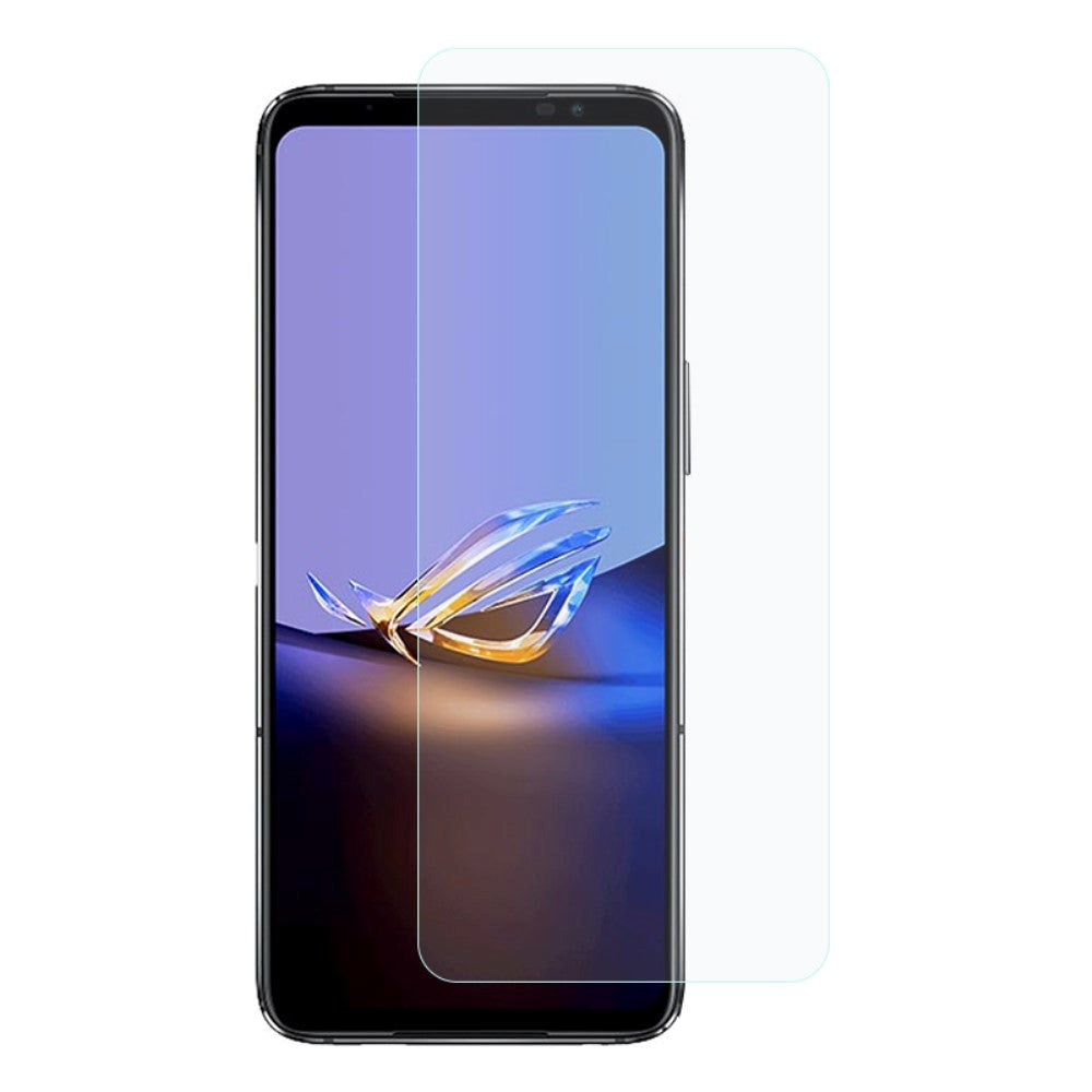 Asus ROG Phone 6D Ultimate Beskyttelsesglas - Case Friendly - Hærdet Glas - Gennemsigtig