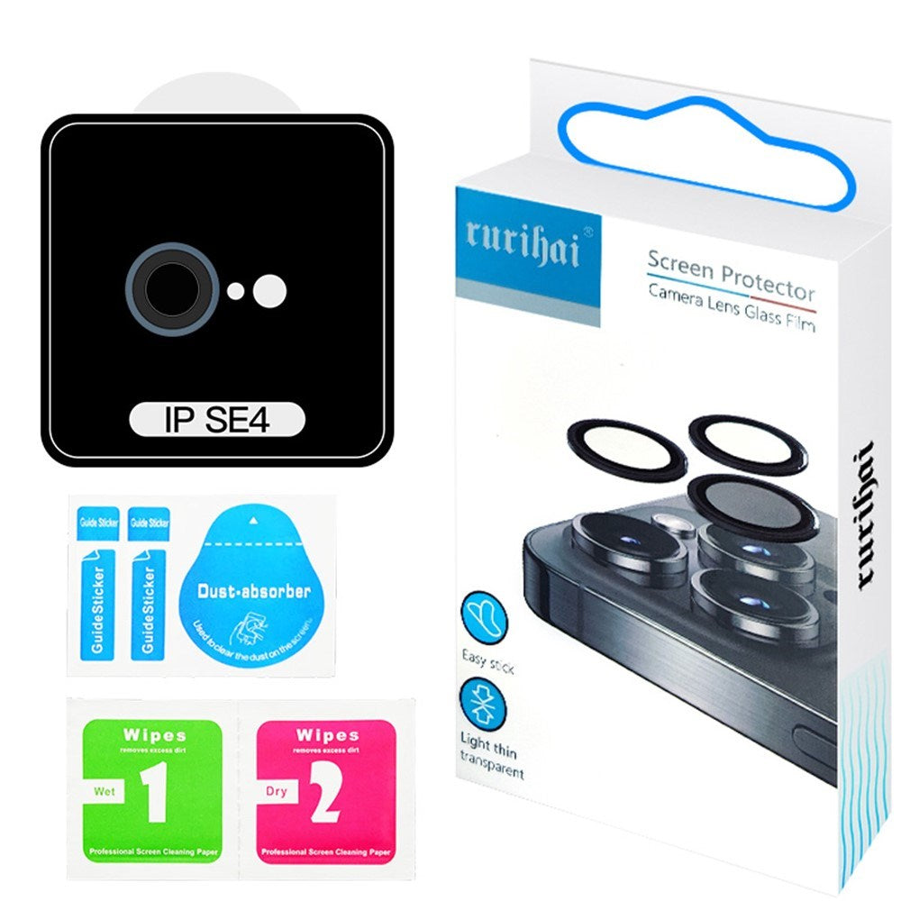 RURIHAI iPhone 16e Kameralinsebeskyttelsesglas - Blå