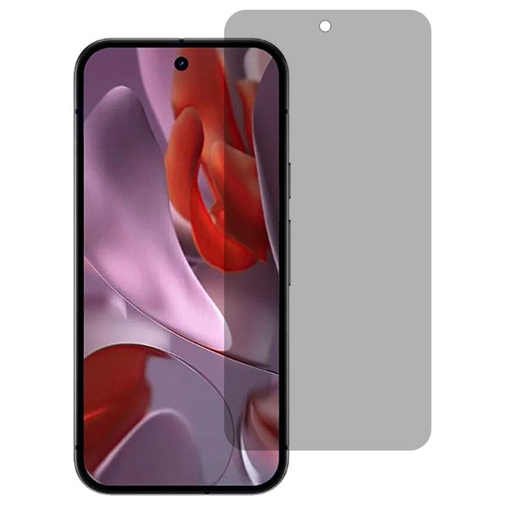 Google Pixel 9a - Full Fit Hærdet Skærmbeskyttelsesglas - Privacy Funktion - Gennemsigtig