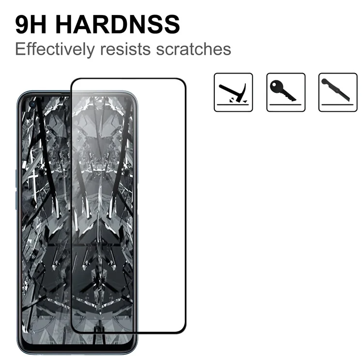 OnePlus 13R Hærdet Glas Skærmbeskyttelse – Klar med Sort Kant