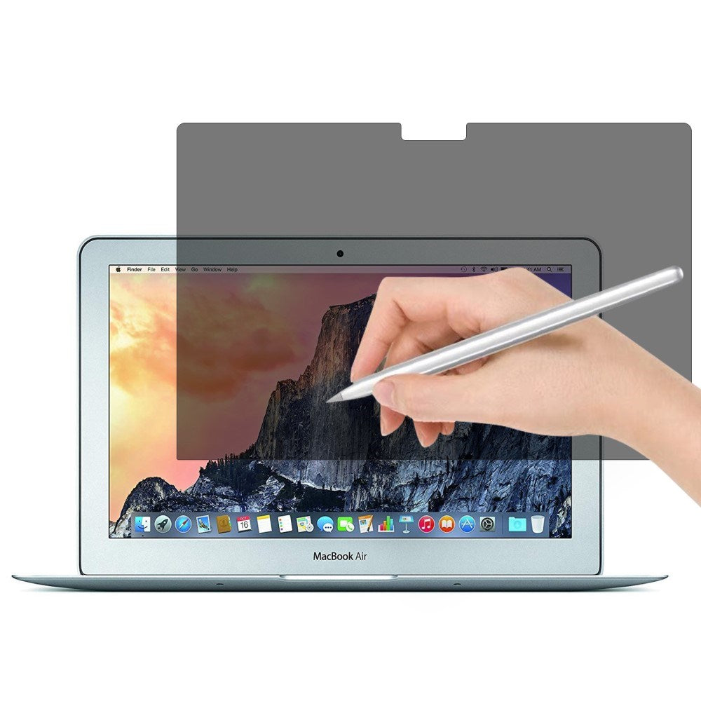 MacBook Air 11 Anti-Spy Beskyttelsesfilm - Gennemsigtig