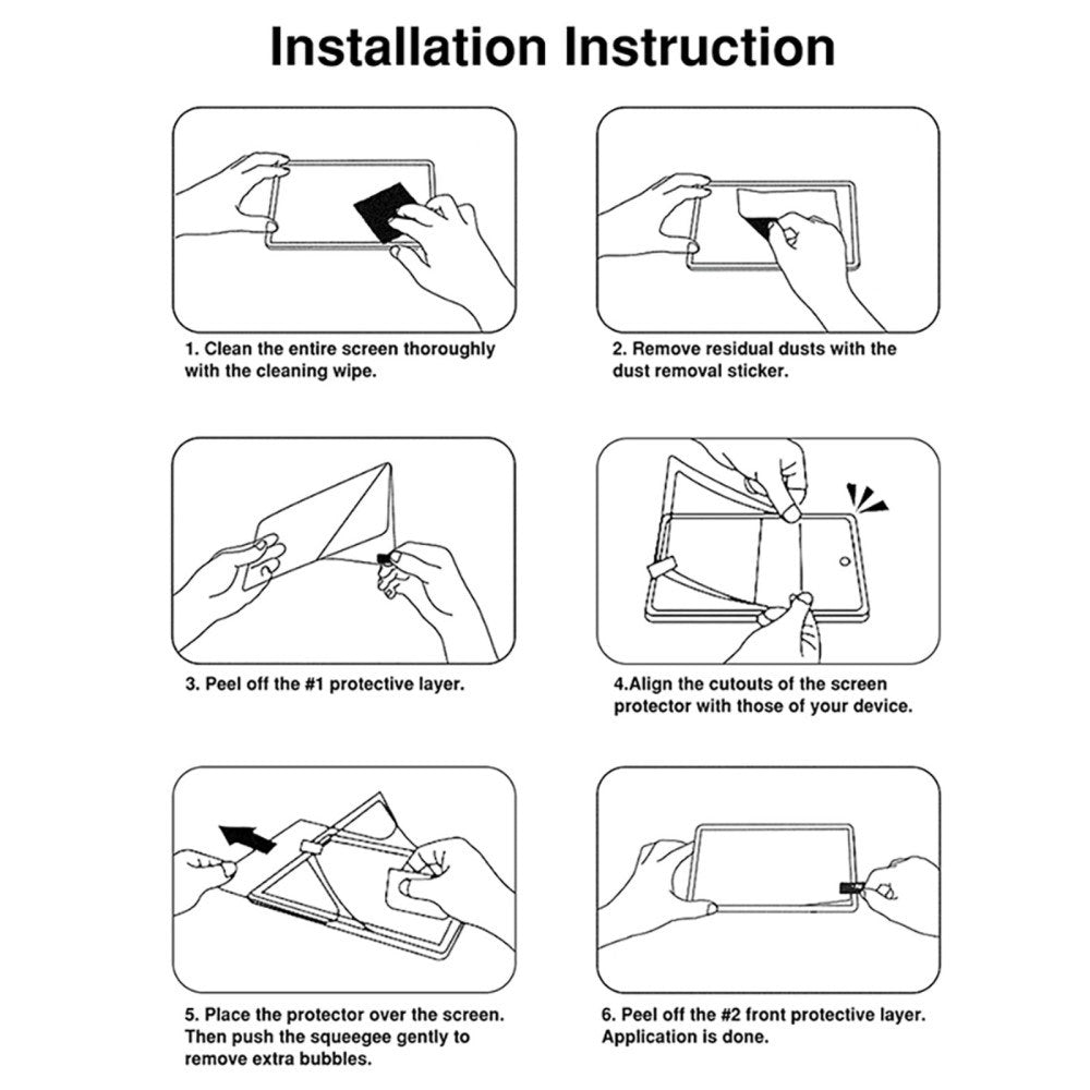 MacBook Air 11 Anti-Spy Beskyttelsesfilm - Gennemsigtig