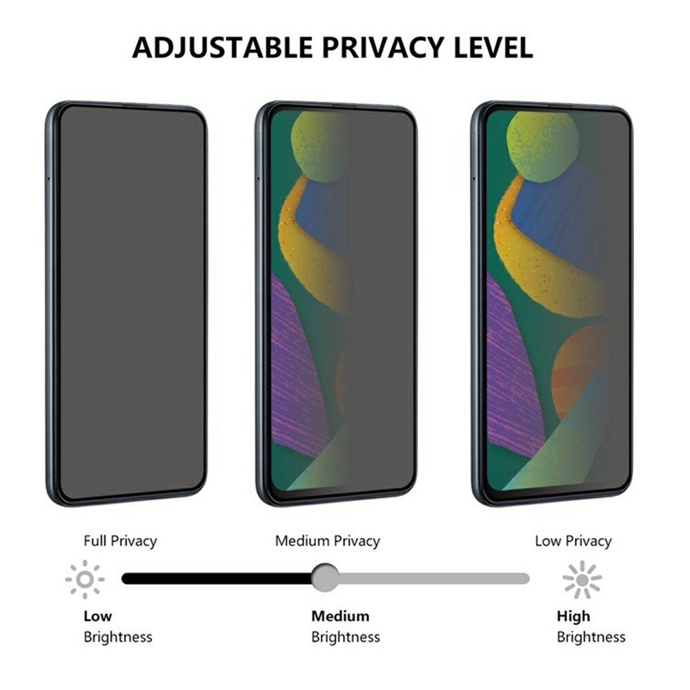Google Pixel 10 Pro Fold Hærdet Glas Mobil Skærmbeskyttelse m. Privacy - Full-Fit - Sort Kant