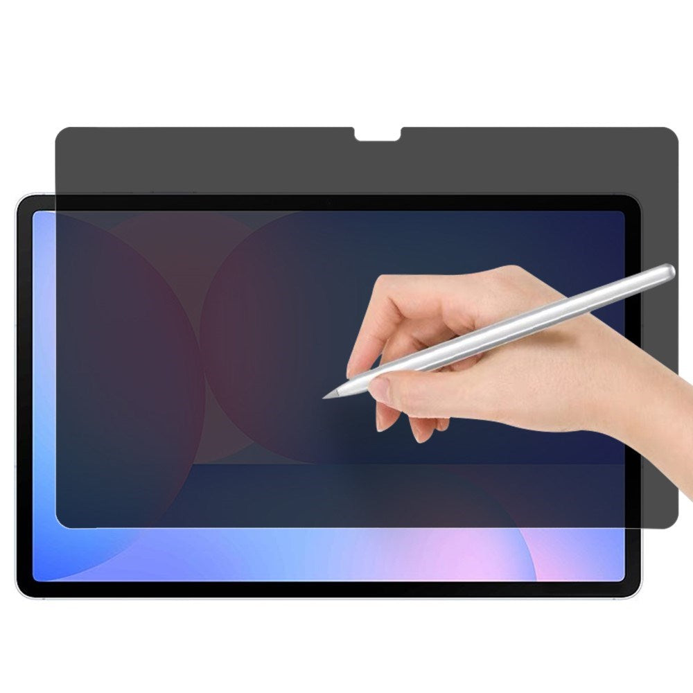 Samsung Galaxy Tab S10 FE+ (Plus) PET Beskyttelsesfilm m. Privacy & Papir Tekstur