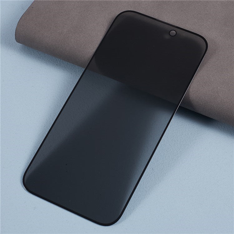 iPhone 17 Pro - Full Fit Hærdet Skærmbeskyttelsesglas - Privacy Funktion - Gennemsigtig