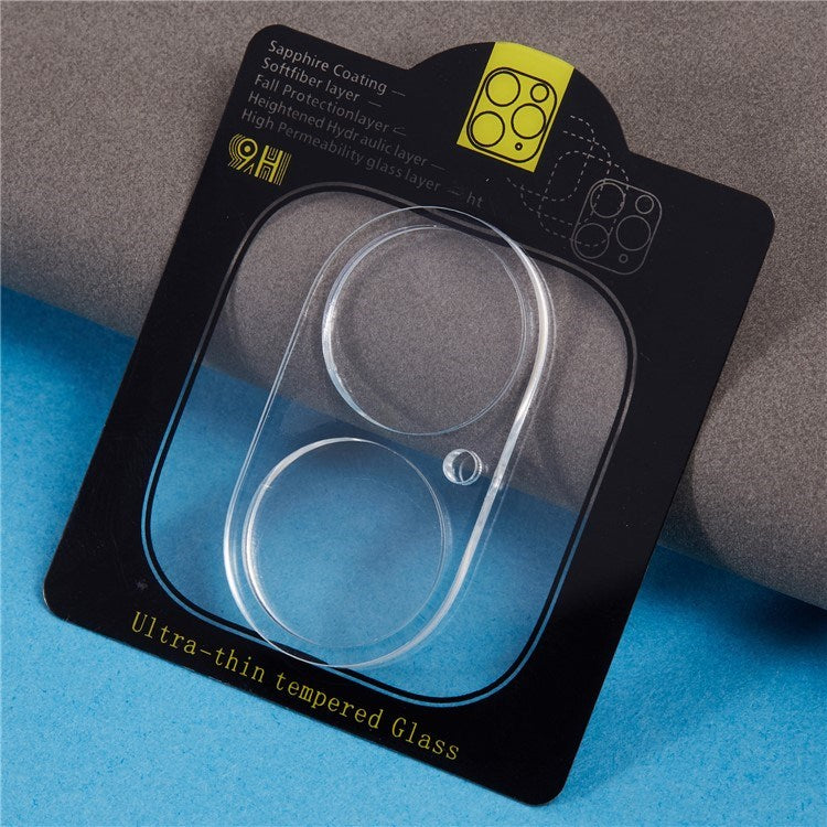 iPhone 17 9H Beskyttelsesglas til Kameralinse - Gennemsigtig