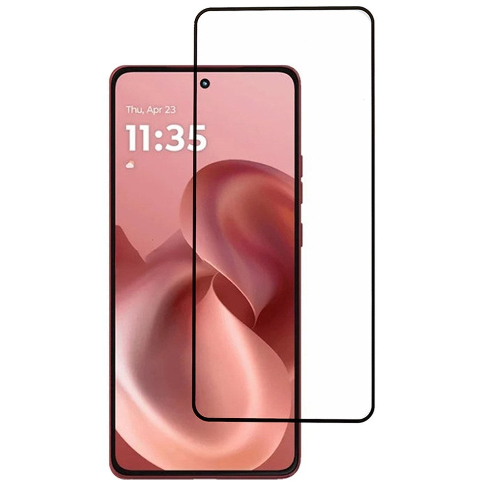 Motorola Moto G86 / G86 Power Hærdet Beskyttelsesglas - Gennemsigtig / Sort Kant