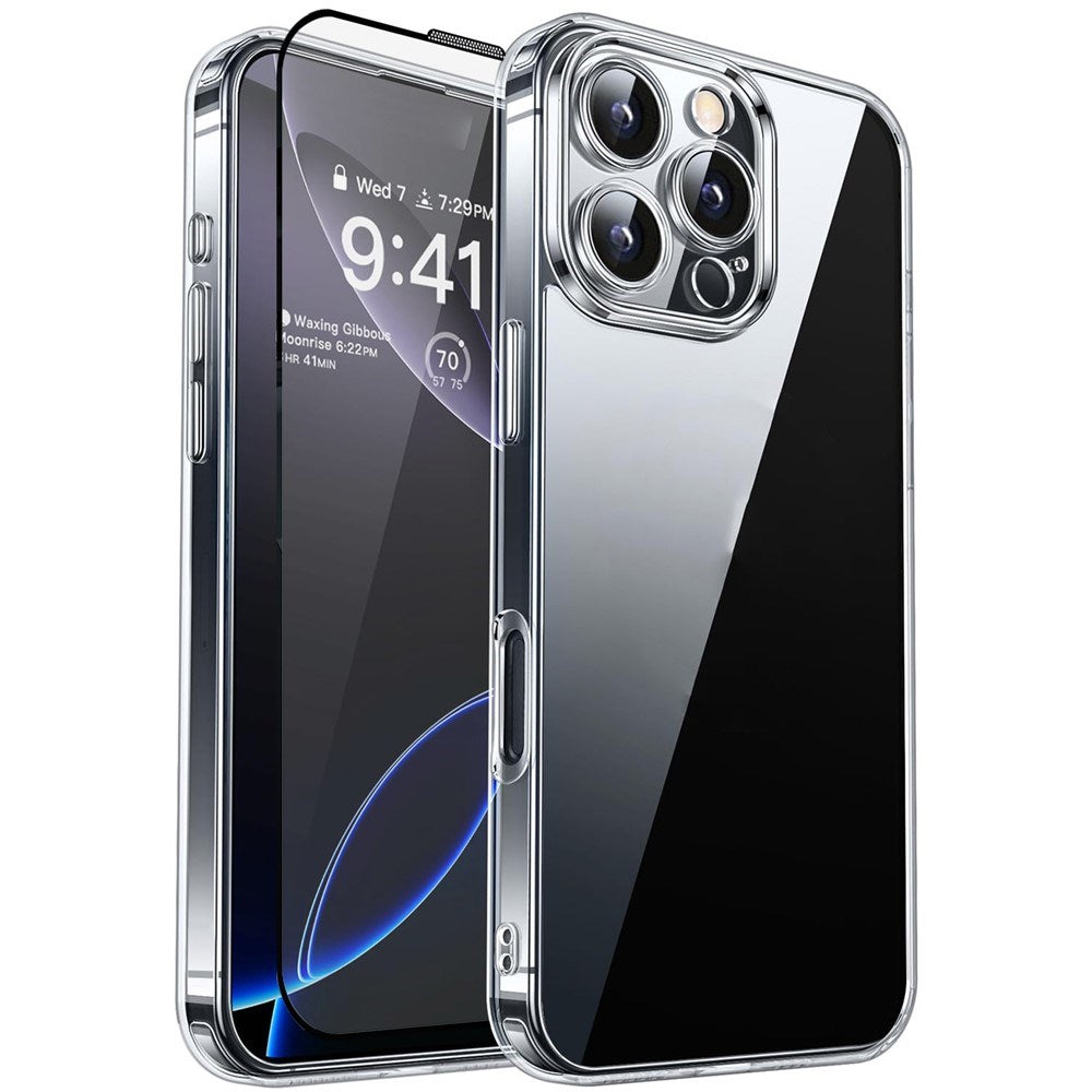 RURIHAI - iPhone 12 Pro - 2-i-1 Beskyttelsessæt - Gennemsigtig