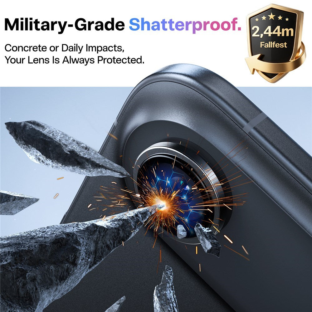 iPhone Air - TORRAS LensGuard Kameralinsebeskyttelsesglas - Sort