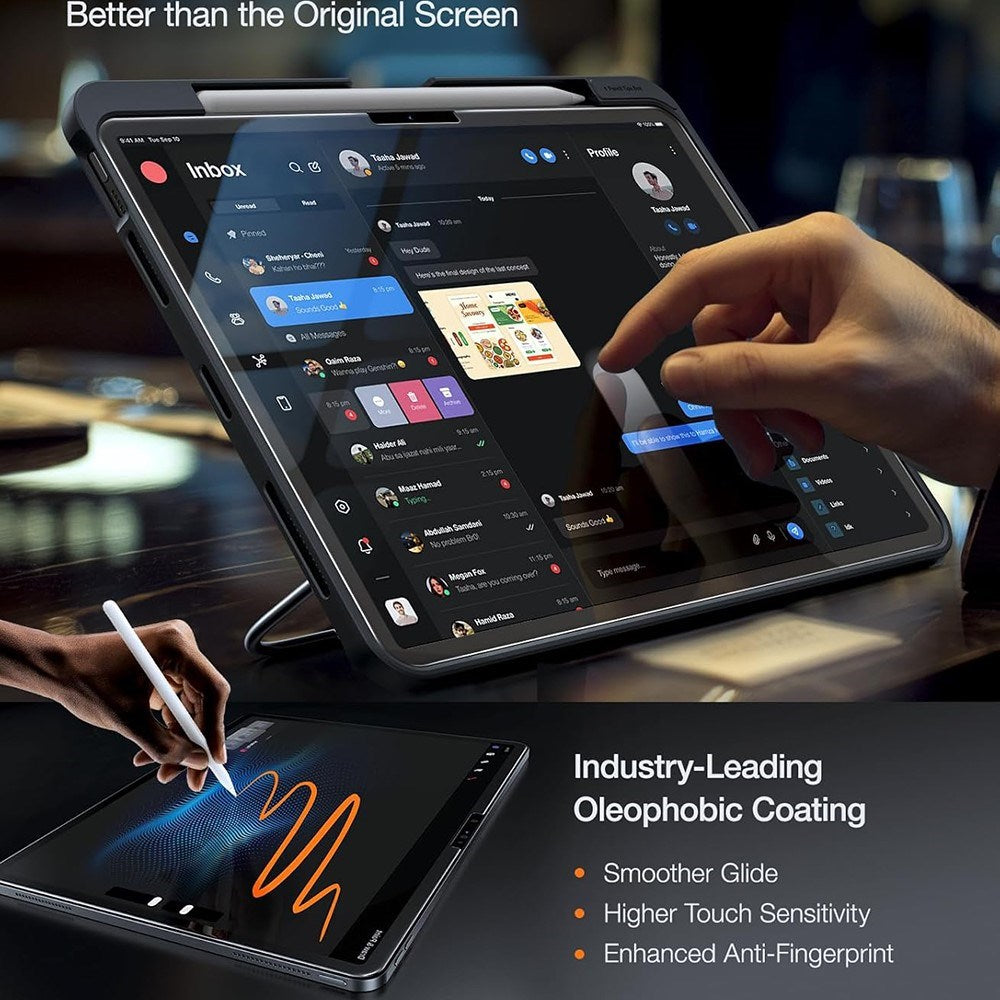 TORRAS iPad Air 11" (2025 / 2024) Install Master Hærdet Beskyttelsesglas - Gennemsigtig