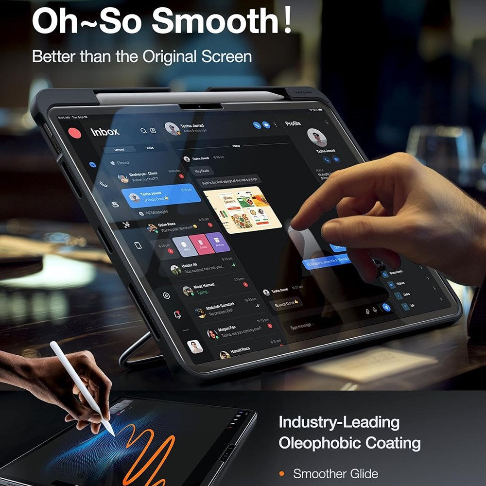 TORRAS iPad Pro 13" (2025 / 2024) Install Master Hærdet Beskyttelsesglas - Gennemsigtig