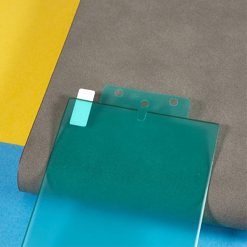 Samsung Galaxy S23 Ultra Fuld Skærmbeskyttelse – Buet og Holdbar Film - Gennemsigtig