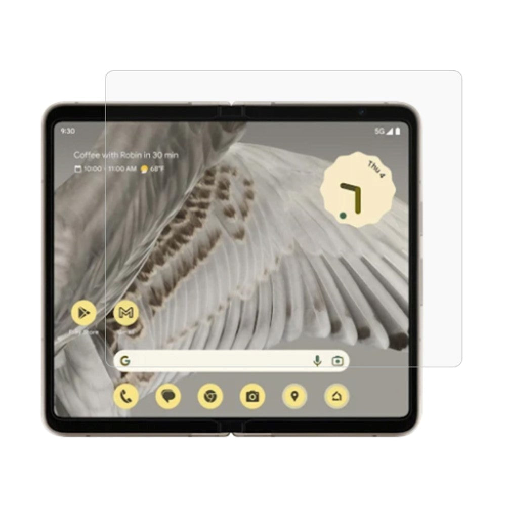 Google Pixel Fold Plastik Beskyttelsesfilm - Gennemsigtig