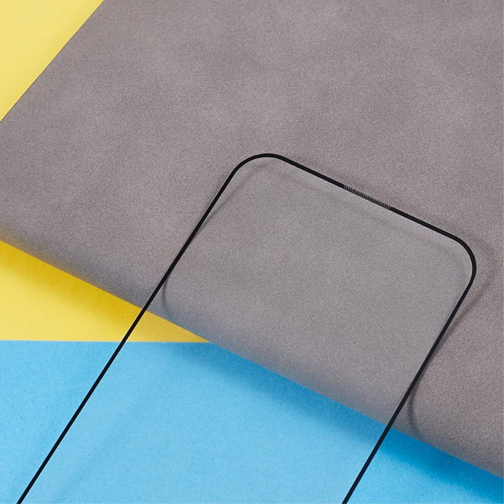 iPhone 15 Pro Glas Mobil Skærmbeskyttelse - Full-fit - Sort Kant