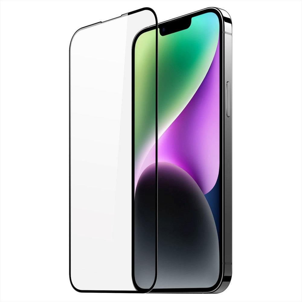 iPhone 15 Dux Ducis Glas Skærmbeskyttelse - Full-Fit - Sort Kant