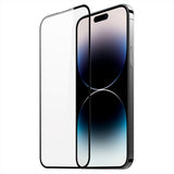 iPhone 15 Pro Dux Ducis Glas Skærmbeskyttelse - Full-Fit - Sort Kant