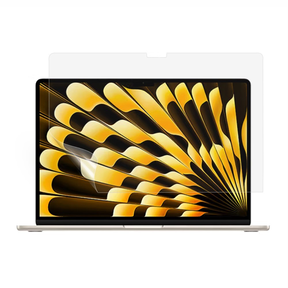 MacBook Air 15" M2/M3/M4 (2023-2025) Beskyttelsesfilm til Skærm - Gennemsigtig
