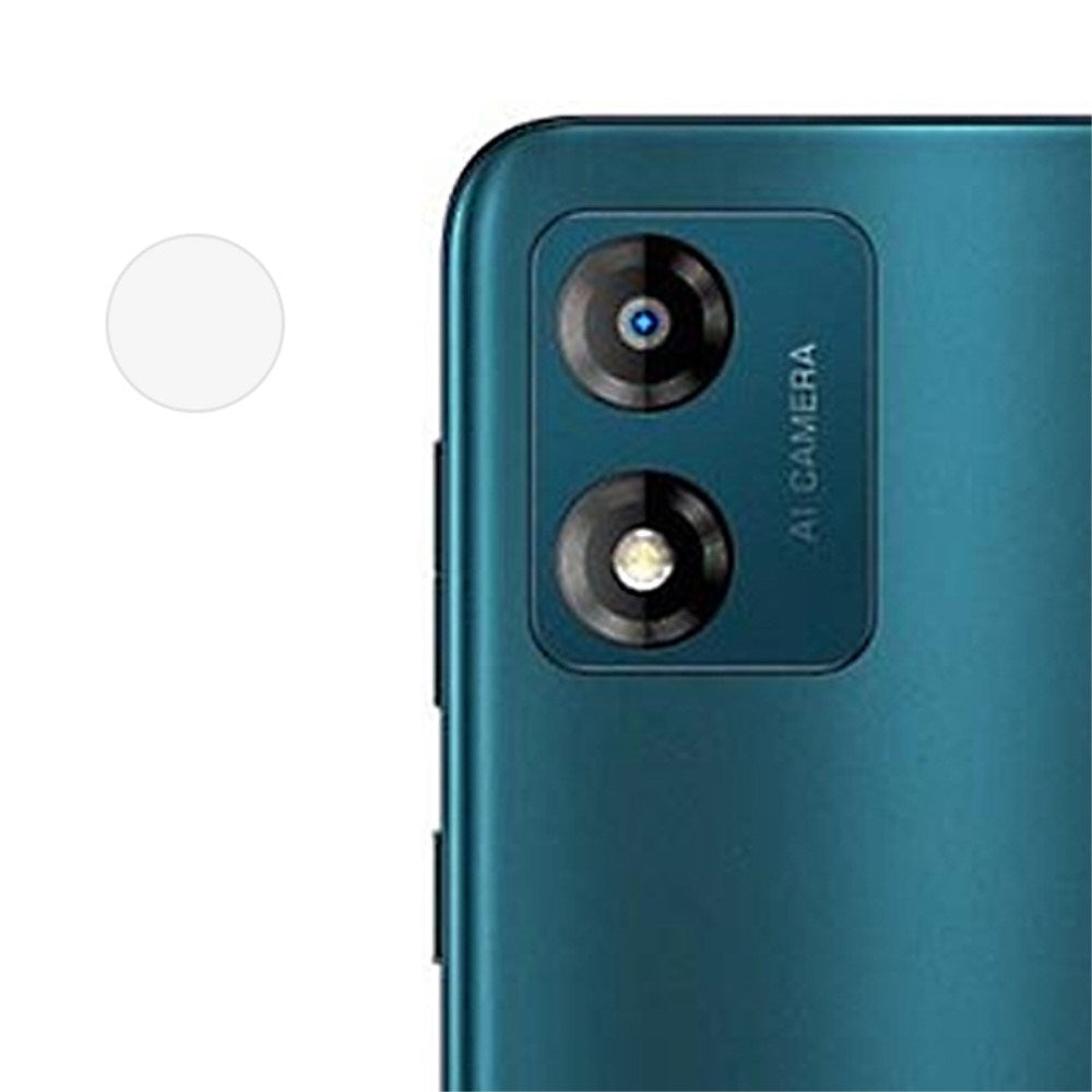 Motorola Moto E13 Kameralinse Beskyttelse i Plastik - Gennemsigtig