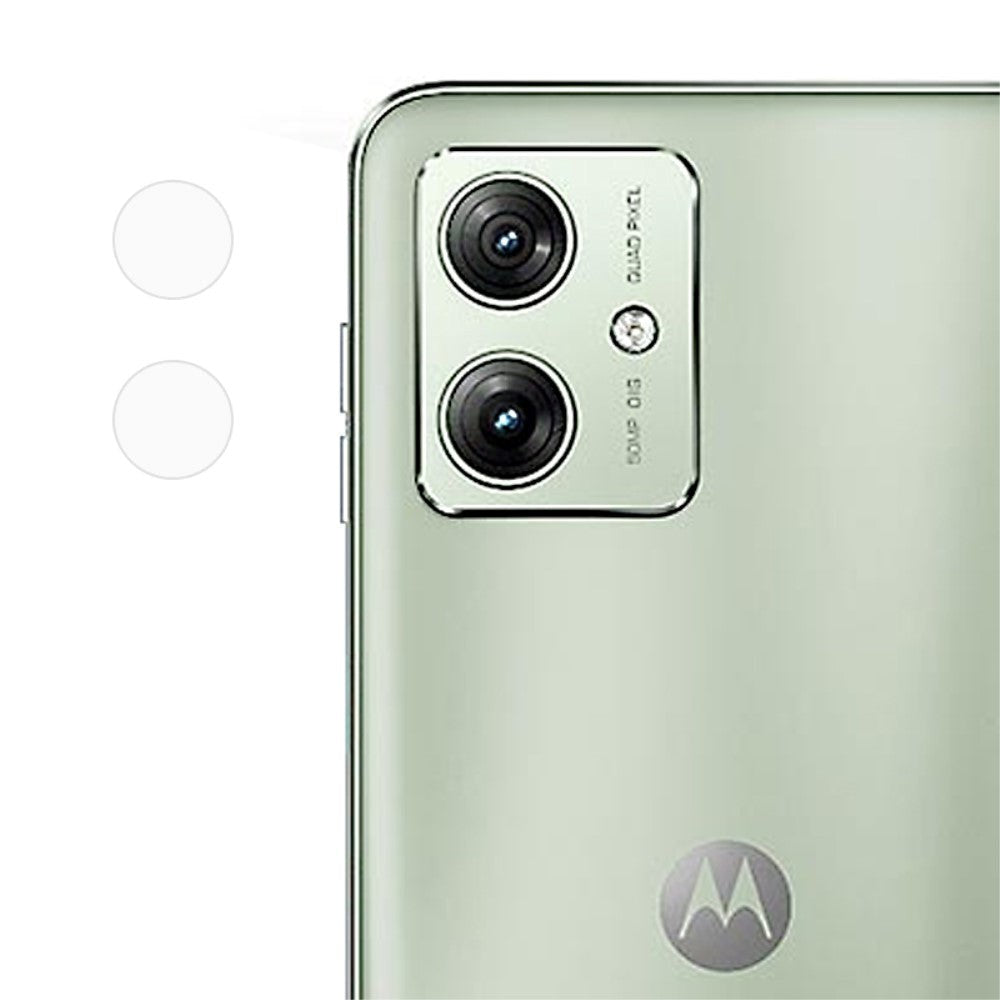 Motorola Moto G54 Kameralinse Beskyttelse i Plastik - Gennemsigtig