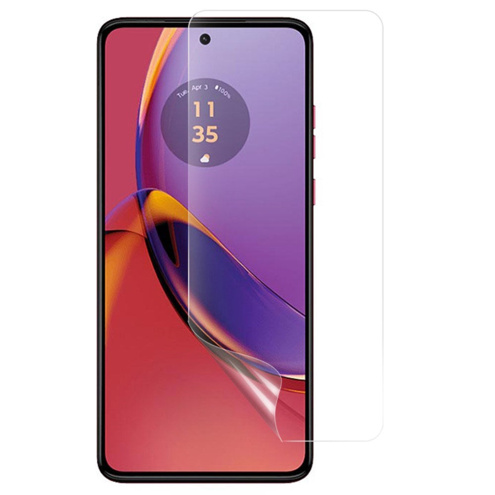 Motorola Moto G84 Plastik Beskyttelsesfilm - Gennemsigtig