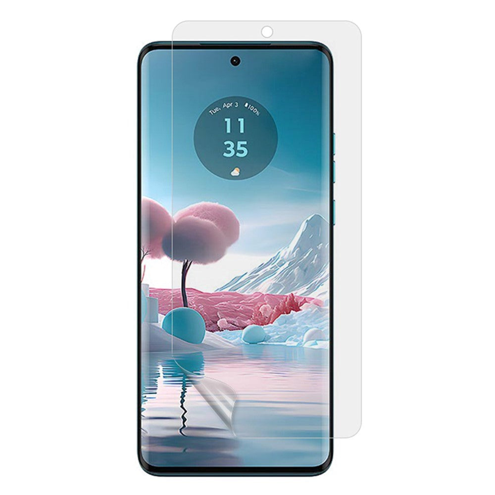 Motorola Edge 40 Neo Plastik Beskyttelsesfilm - Gennemsigtig