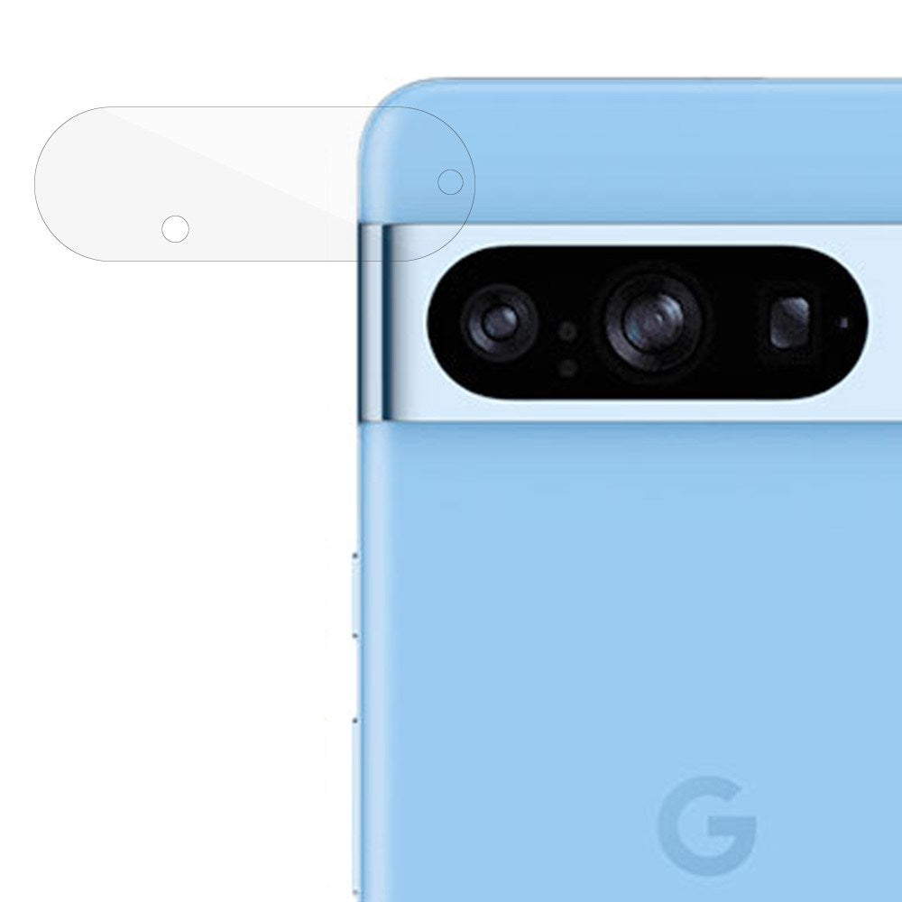 Google Pixel 8 Pro Hærdet Linse Glasbeskyttelse - Gennemsigtig