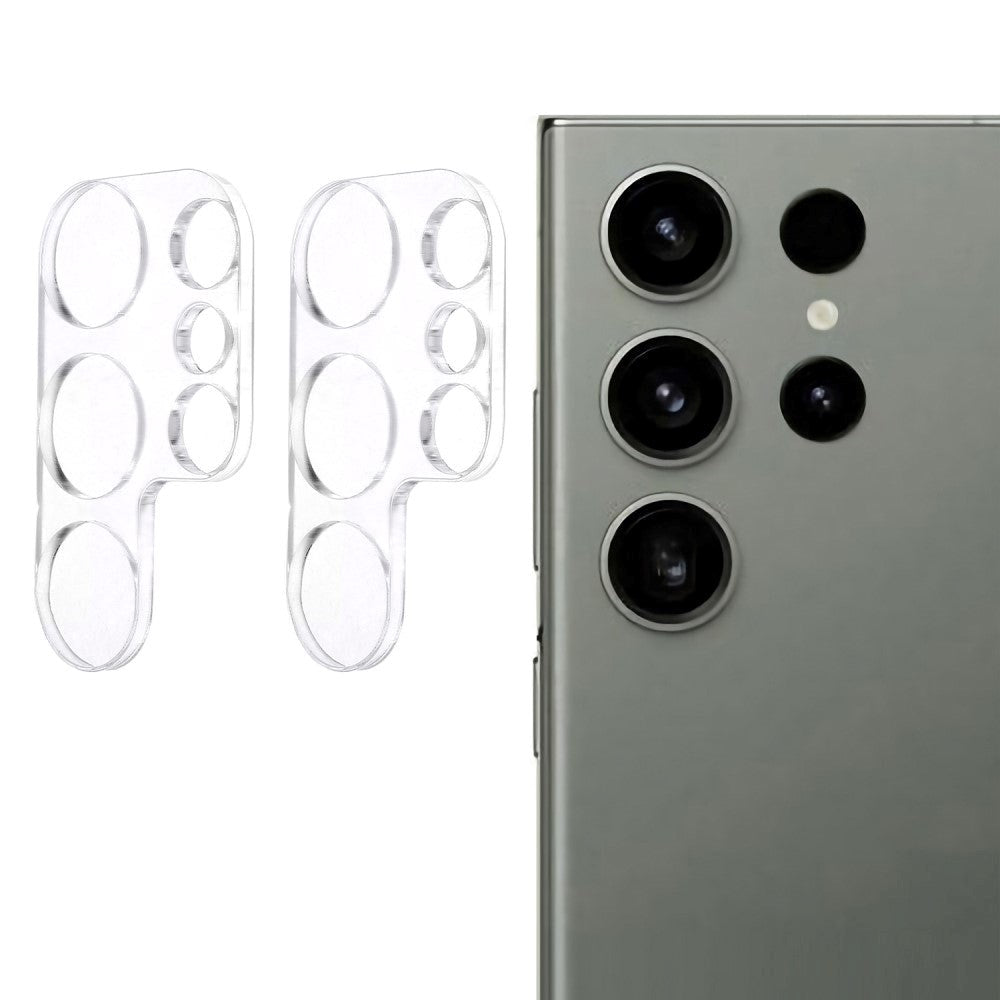 Samsung Galaxy S24 Ultra Hærdet Beskyttelsesglas til Mobil Kameralinse - 9H - Gennemsigtig