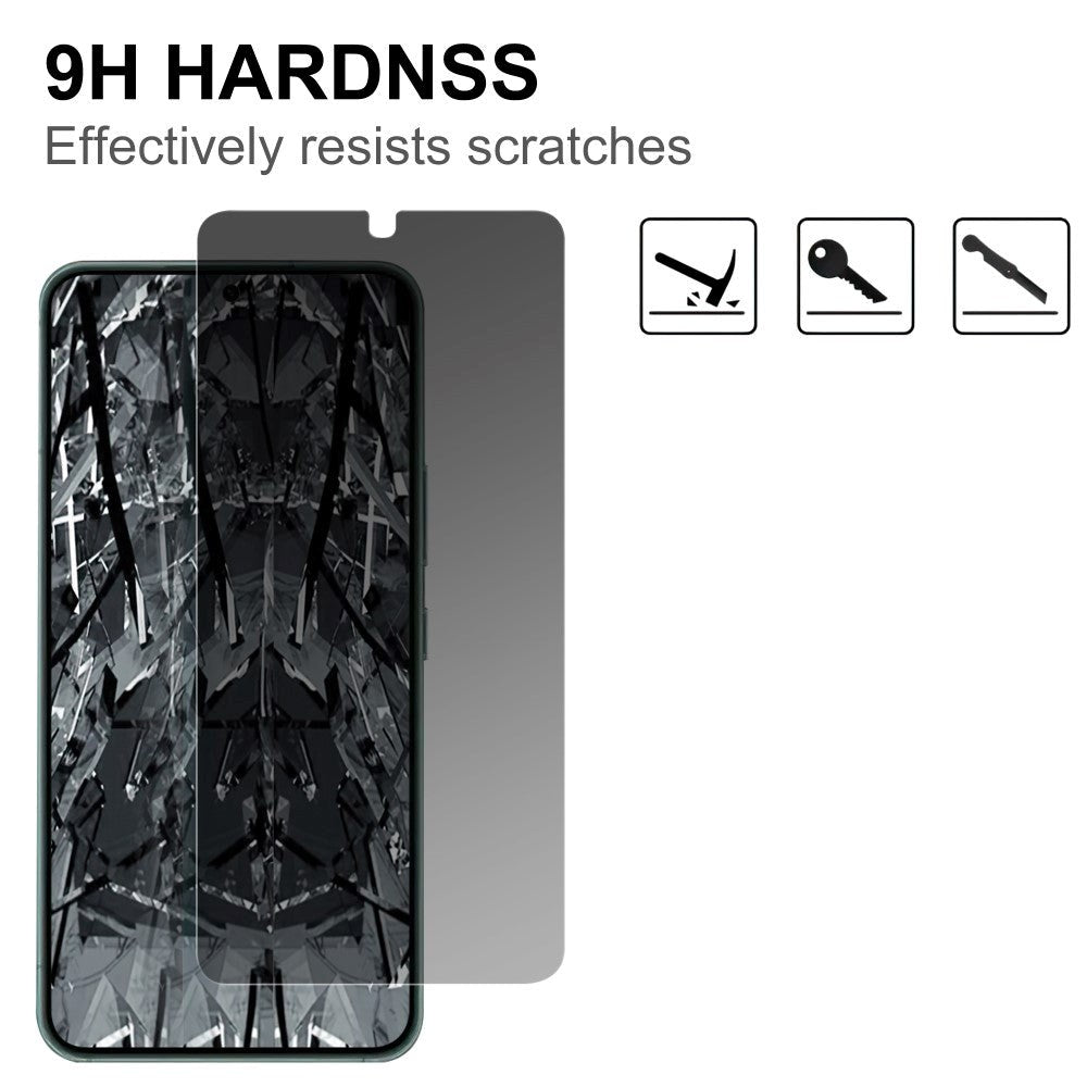 Samsung Galaxy S24 Glasbeskyttelse m. Privacy - Full Fit -