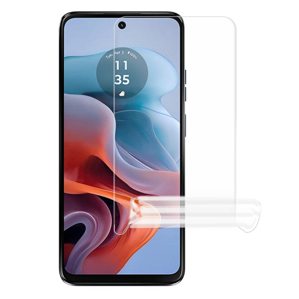 Motorola Moto G34 / G62 / G32 / G23 / G13 / G53 / G73 / G14 Plastik Beskyttelsesfilm - Gennemsigtig
