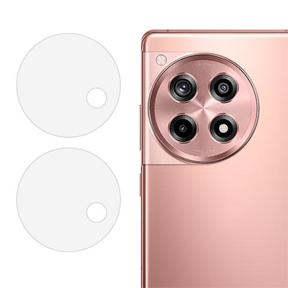 OnePlus 12R Linse Beskyttelsesglas - 2 stk. - Gennemsigtig