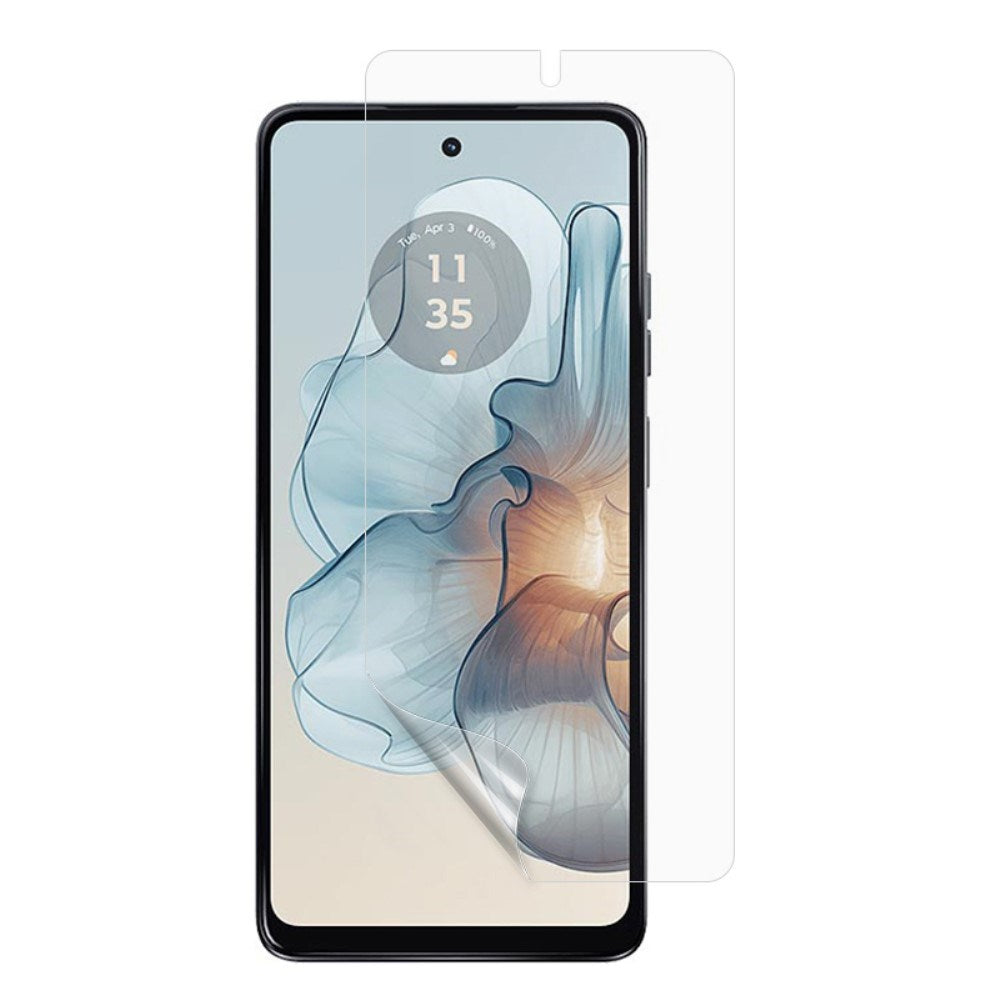 Motorola Moto G04 / G24 / G24 Power Plastik Beskyttelsesfilm - Gennemsigtig