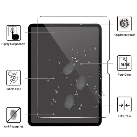 iPad Pro 13" (2024) Arc Edge Hærdet Glas - Gennemsigtig