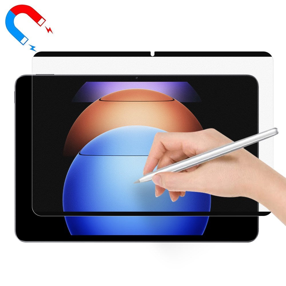 Xiami Pad 6S Pro PET Magnetisk Beskyttelsesfilm m. Papir Tekstur - Gennemsigtig