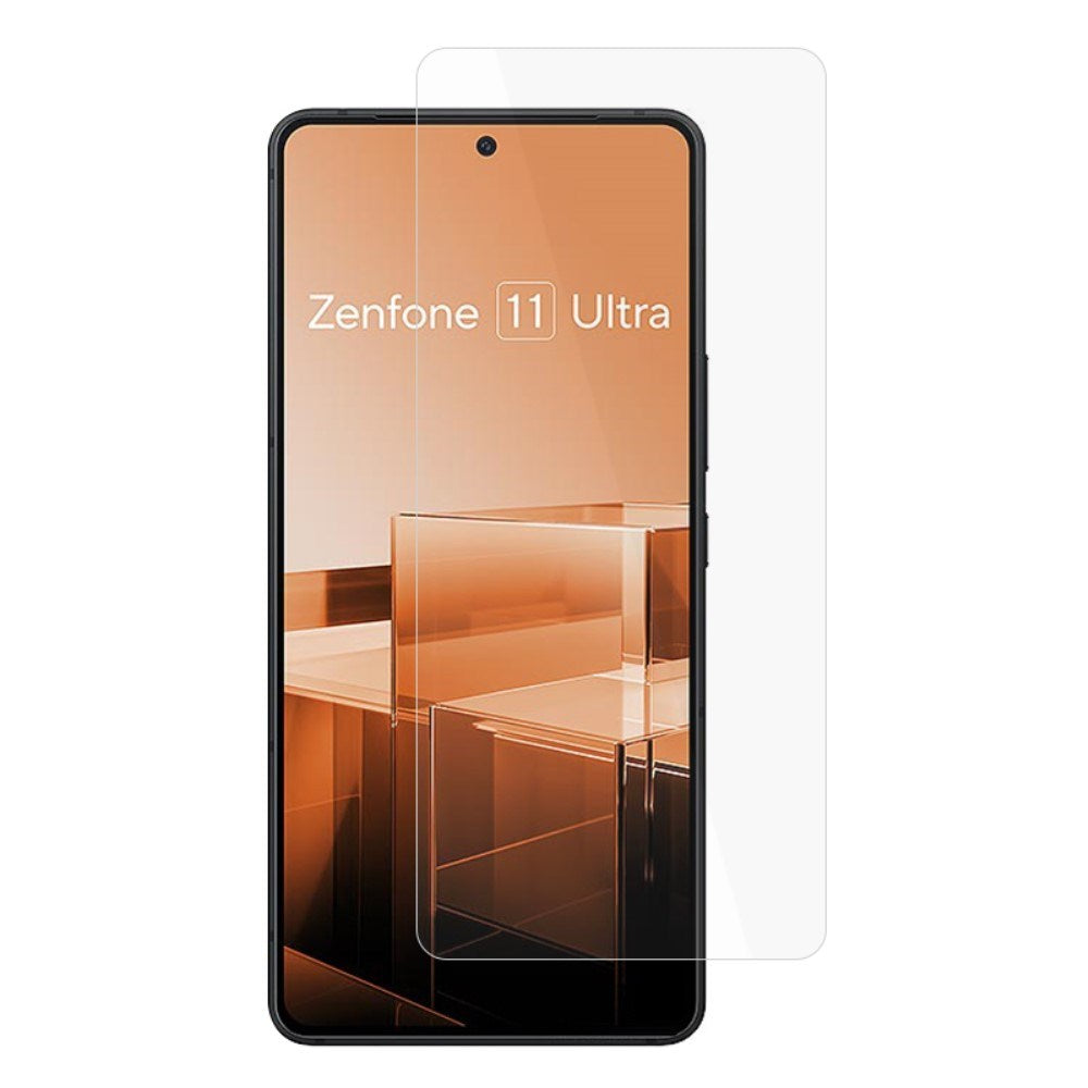 Asus Zenfone 11 Ultra Skærmbeskyttelse i Glas - Case Friendly - Gennemsigtig