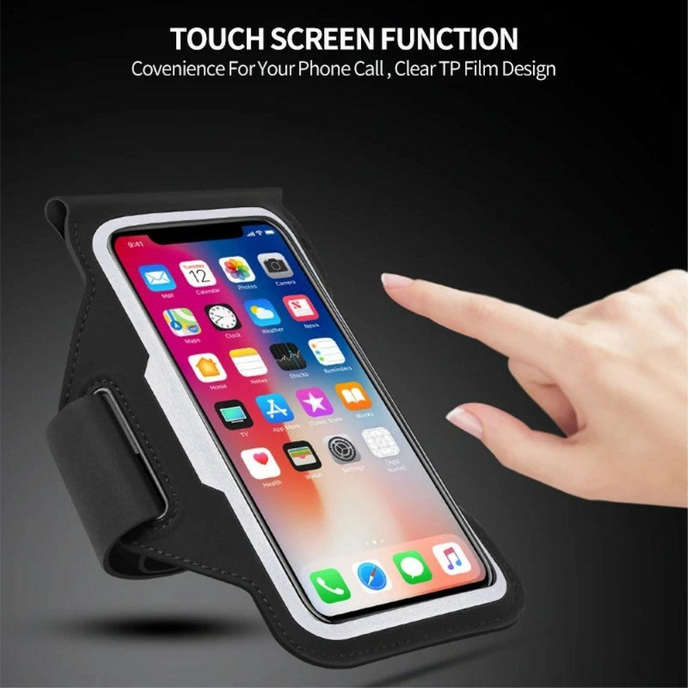 Smartphone Løbearmbånd med Lomme og Reflekser (Maks. Mobil: 90 x 170 mm) - Lyserød