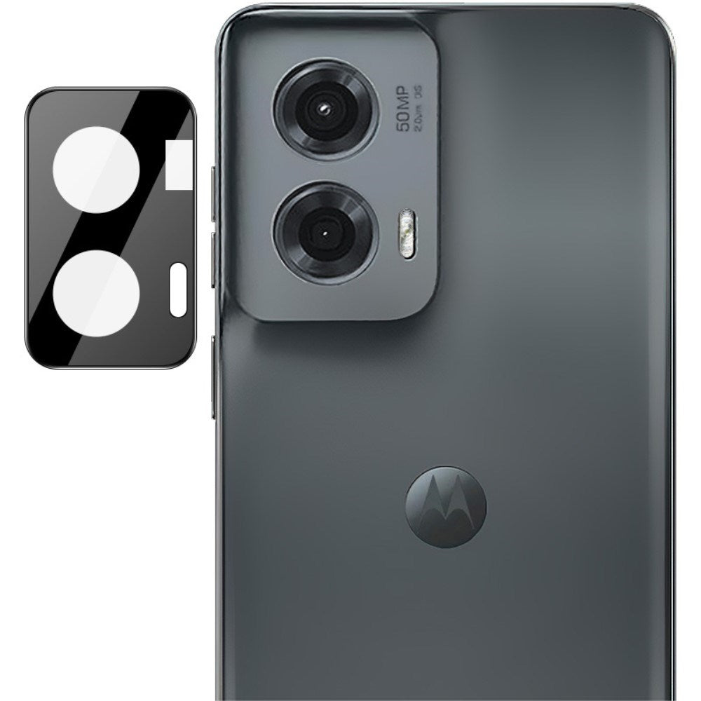 IMAK Motorola Moto G Stylus 5G (2024) Kameralinse Beskyttelsesglas - Gennemsigtig / Sort