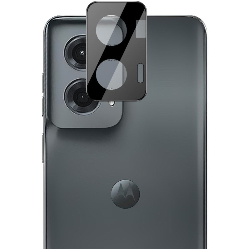 IMAK Motorola Moto G Stylus 5G (2024) Kameralinse Beskyttelsesglas - Gennemsigtig / Sort