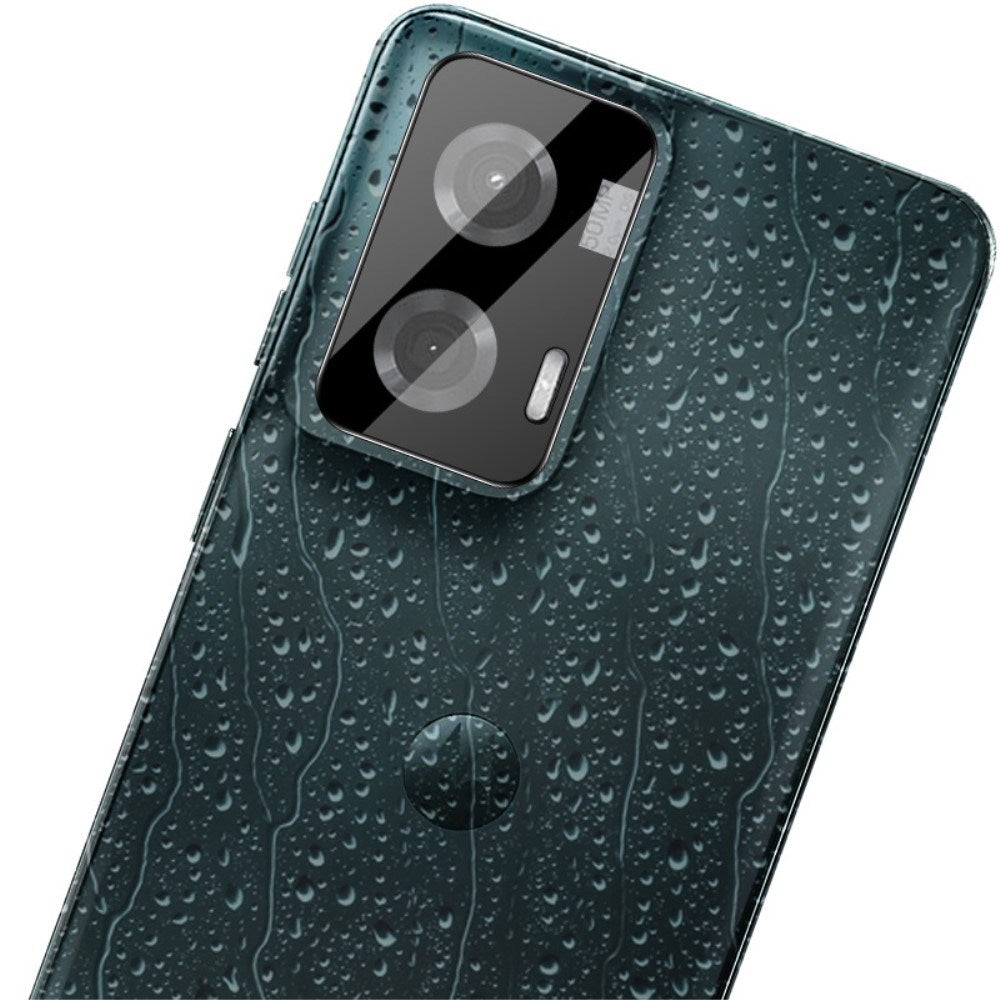 IMAK Motorola Moto G Stylus 5G (2024) Kameralinse Beskyttelsesglas - Gennemsigtig / Sort
