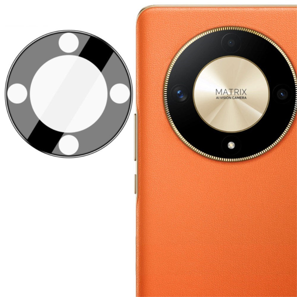 Honor Magic6 Lite (5G) - IMAK - Hærdet Kameralinsebeskyttelsesglas - Sort