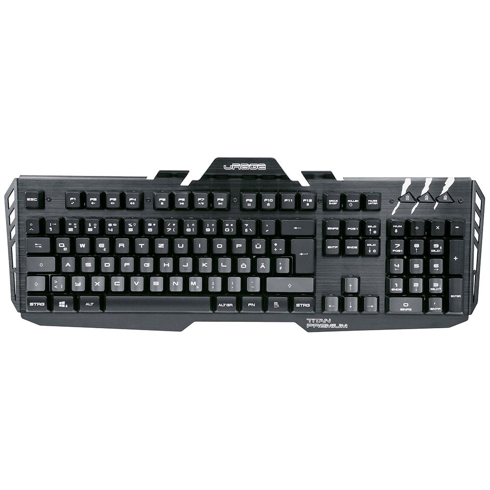 uRage Cyberboard Gaming Keyboard RGB - Nordisk Tastatur Layout - Sort